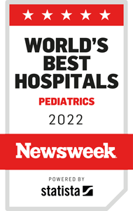 在新闻周刊世界上最好的儿科专科医院排名。