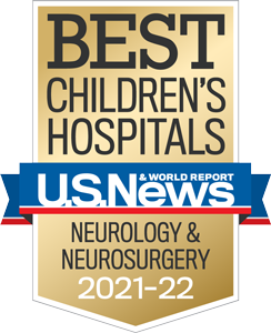 被《美国新闻与世界报道》评为神经病学和神经外科最佳儿童医院